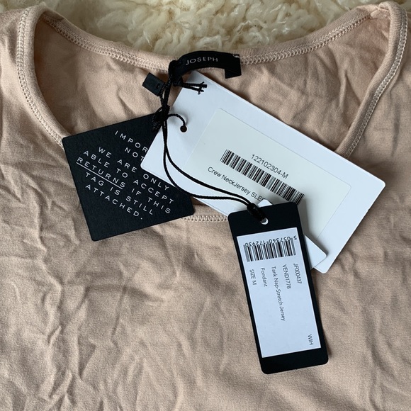 Joseph tank crew neck in stretch jersey Fondant - NWT - M - Picture 2 of 2